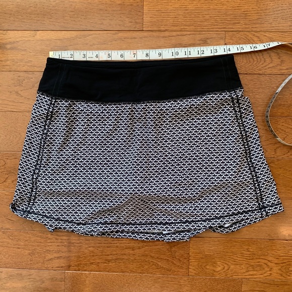 Lululemon Tall Pace Rival Skirt-Monochromic Black - Picture 8 of 14